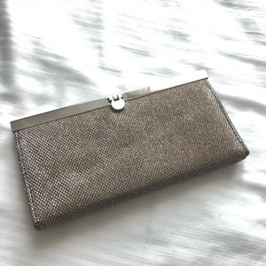Sliver/goldish clutch wallet